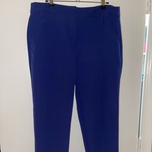 Apt 9 Cropped Dress Pants, Blue, Size 10